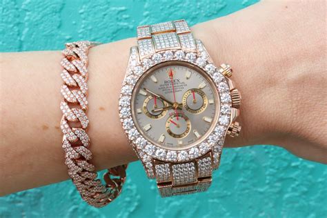 womens iced out rolex watch|fully iced out Rolex.